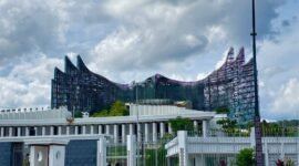 Ilustrasi Istana Garuda di Ibu Kota Nusantara. (Foto: iNews)