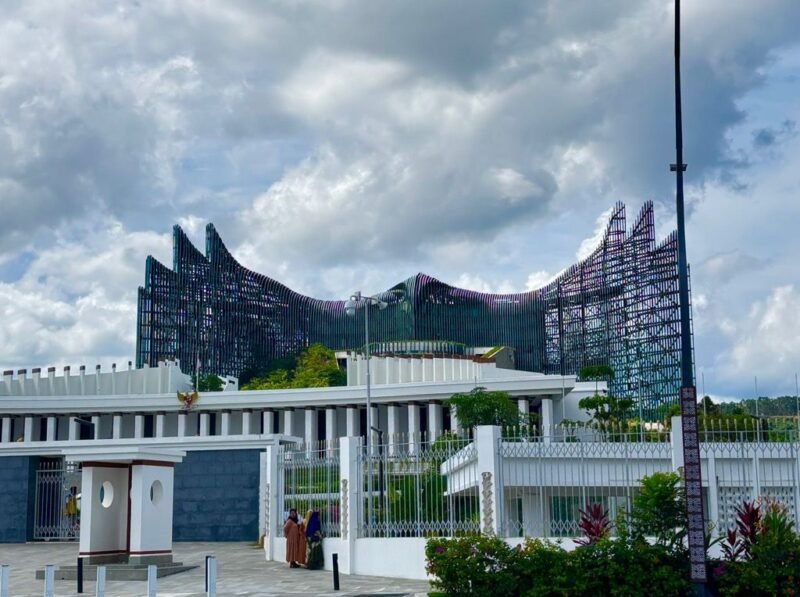 Ilustrasi Istana Garuda di Ibu Kota Nusantara. (Foto: iNews)